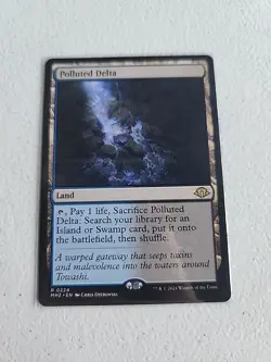 MTG Polluted Delta (Rare) Modern Horizons 3 N/M #M45 - Image 1