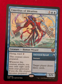 Emeritus of ideation ancestral recall Regular M NM Secrets of strixhaven MTG - Image 1