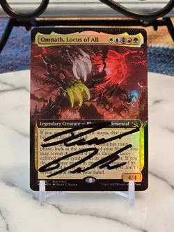 MTG Omnath, Locus of All Buy-A-Box Promos Foil Reid Duke SIGNED, CRIMPED LP - Image 1