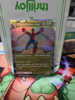 Peter Parker Amazing Spider-Man : MTG *FOIL Borderless* SPM #0208 / NM - Image 2