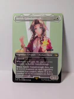 Aerith Gainsborough - Full Art - Final Fantasy FIN - NM - MTG - Image 1