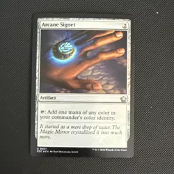 Arcane Signet Commander: Foundations FDC 0001 Magic MTG NM - Image 1