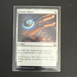 Arcane Signet Commander: Foundations FDC 0001 Magic MTG NM - Image 3