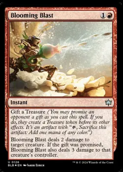 MTG Blooming Blast Bloomburrow Uncommon Instant *Foil* NM - Image 2