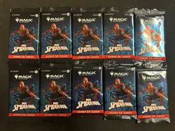 10x SPANISH MTG Spider-Man booster Lot - Image 1