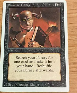 Demonic Tutor Revised Edition Regular - Image 1