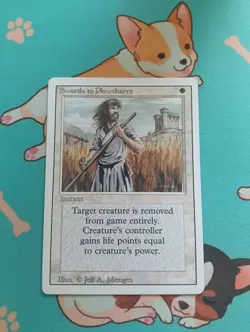MTG Magic the Gathering - Swords to Plowshares - Revised - Image 1