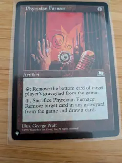 MTG Phyrexian Furnace The List /NM Free UK P&P - Image 1