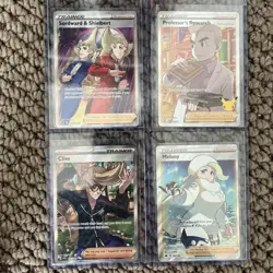 17 Bulk Bundle of Full Art Trainer Rare Pokemon TCG Collectable with Graded card - Image 5