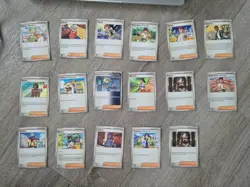 Pokemon TCG Trainer Support Card Bundle 16 Cards - Image 1