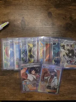 Pokemon TCG Trainer Card Bundle Fullart Mixed Sets All NM - Image 1