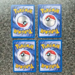 Pokemon TCG Base Set 4X Trainer Card Bundle 4th Print - Image 2