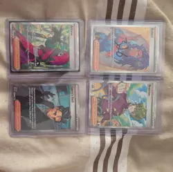 Pokemon TCG Prismatic Evolutions Trainer Rare Card 4x Bundle - Image 1