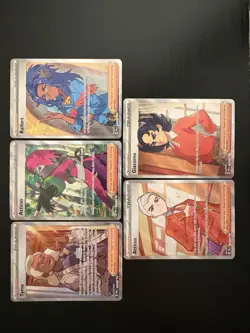 Pokemon TCG Prismatic Evolutions 5 Card Trainer Full Art Bundle - Image 1