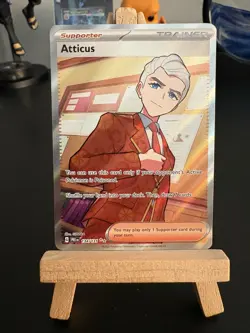Pokemon TCG Prismatic Evolutions 5 Card Trainer Full Art Bundle - Image 4