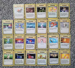 Pokemon TCG - WOTC - C/UC/R 23 Card Trainer Bundle. - Image 1