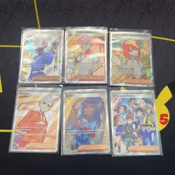 Pokemon TCG Prismatic Evolutions Trainer Cards, 6 Card Bundle - Image 1