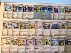Pokemon TCG Trainer Card Bundle Mixed Holos And Commons - Image 1
