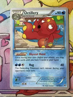 World Championships 2017 Octillery 33/162 XY Breakthrough Pokemon Card MP - Image 1