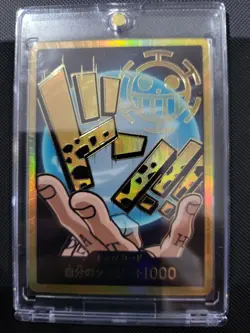 Op Premium Booster THE BEST Golden Don Card Super Parallel Trafalgar Law - Image 1