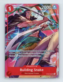 Building Snake (Premium Card Collection -Best Selection Vol. 4-) UC One Piece Pr - Image 1