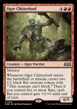 Ogre Chitterlord 373 MTG Magic the Gathering NM - Image 1