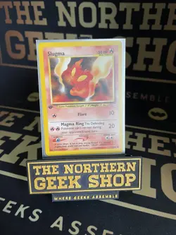 Slugma 53/64 1st Edition Pokemon Card Neo Revelation Common WOTC - Image 1