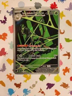 Team Rockets Spidops 187/182 Destined Rivals Illustration Rare Card Pokemon Tcg - Image 1