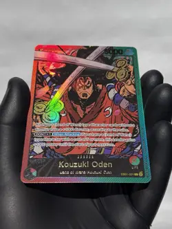 Kouzuki Oden SPR Gold Leader EB02 (EB01-001) (SP) - One Piece Card Game English - Image 3