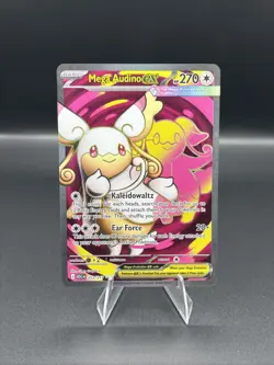 Mega Audino ex 253/217 Ascended Heroes Full Art Ultra Rare Holo Pokemon Card NM - Image 1