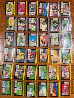 1991 Dragon Ball Bandai Carddass part 8 Made in Japan Vintage Card Lot Goku psa - Image 1
