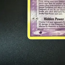 Pokemon TCG Unown (T) Holo Unseen Forces Vintage Card LP - Image 4