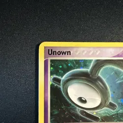 Pokemon TCG Unown Holo Rare Card E/28 Unseen Forces 2005 LP Condition - Image 2