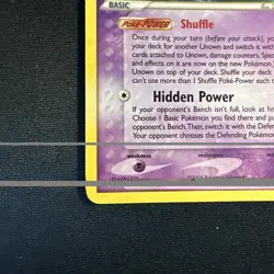 Pokemon TCG Unown Holo Rare Card E/28 Unseen Forces 2005 LP Condition - Image 4