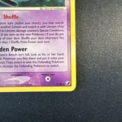 Pokemon TCG Unown Holo Rare Card E/28 Unseen Forces 2005 LP Condition - Image 5