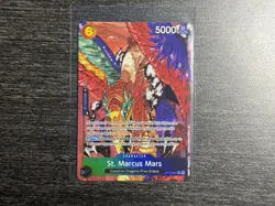 Bandai One Piece Card Game St. Marcus Mars OP13-091 Alt Art Special Foil 5000 6C - Image 1
