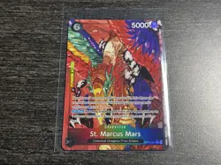 Bandai One Piece Card Game St. Marcus Mars OP13-091 Alt Art Special Foil 5000 6C - Image 2