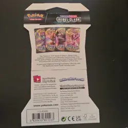 Pokemon TCG Sword & Shield Rebel Clash Booster Pack Lot 6 Packs 10 Cards English - Image 4