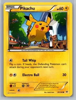 Pikachu XY - Roaring Skies #20/108 Common Pokemon Card - Image 1