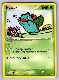 Ivysaur Crystal Guardians #34/100 Uncommon Pokemon Card - Image 1