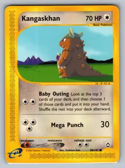 Kangaskhan Aquapolis #088/147 Common Pokemon Card - Image 1