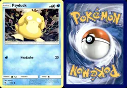 PSYDUCK 11/68 Pokemon Card Hidden Fates Near Mint - Image 3