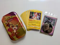 Pokemon Mini Gift Tin ×50 Card Bundle Holo/Rev Holo + Coin - Image 4