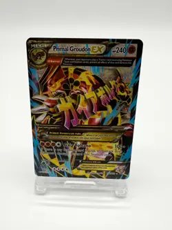 Pokemon Card - Primal Groudon EX 151/160 Full Art Holo Rare - XY Primal Clash LP - Image 1