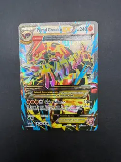 Pokemon Card - Primal Groudon EX 151/160 Full Art Holo Rare - XY Primal Clash LP - Image 3