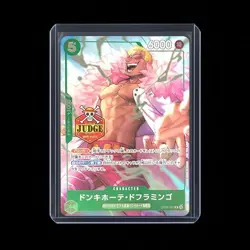 One Piece Card Donquixote Doflamingo OP09-031 R JUDGE Japanese - Image 1