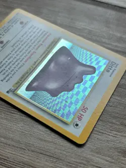 1999 Pokemon Fossil Holo Ditto 3/62 Holofoil Rare WOTC Vintage Trading Card - Image 4