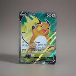 Raichu V 158/172 Ultra Rare Brilliant Stars Pokemon Card - Image 1