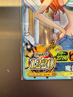 One Piece Berry Match Card Nami IC1-09 Bandai Japanese Card - Image 4