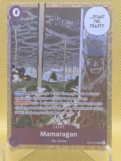 Bandai One Piece CCG Mamaragan OP15-078 Rare Foil Alt Art Sky Island Event - Image 1